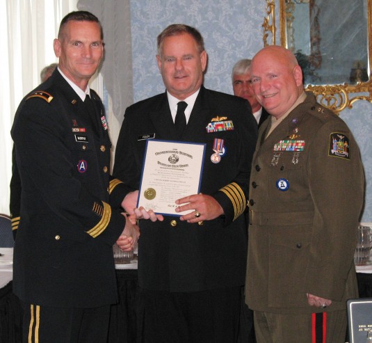 Naval Militia Retiree Honored.