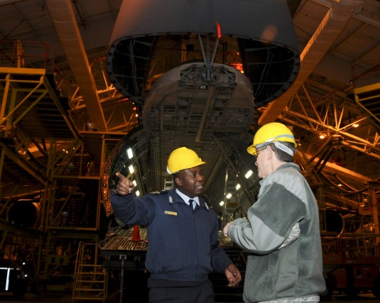 South African Attache Visits 105th Airlift Wing