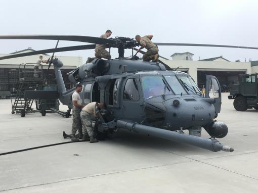 Airmen prepare for Hurricane Michael mission 
