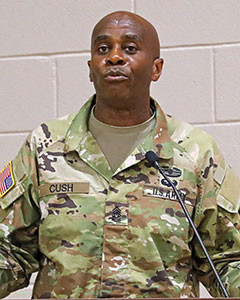 Command Sergeant Major Corey Cush, New York National Guard Senior Enlisted Leader